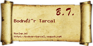 Bodnár Tarcal névjegykártya